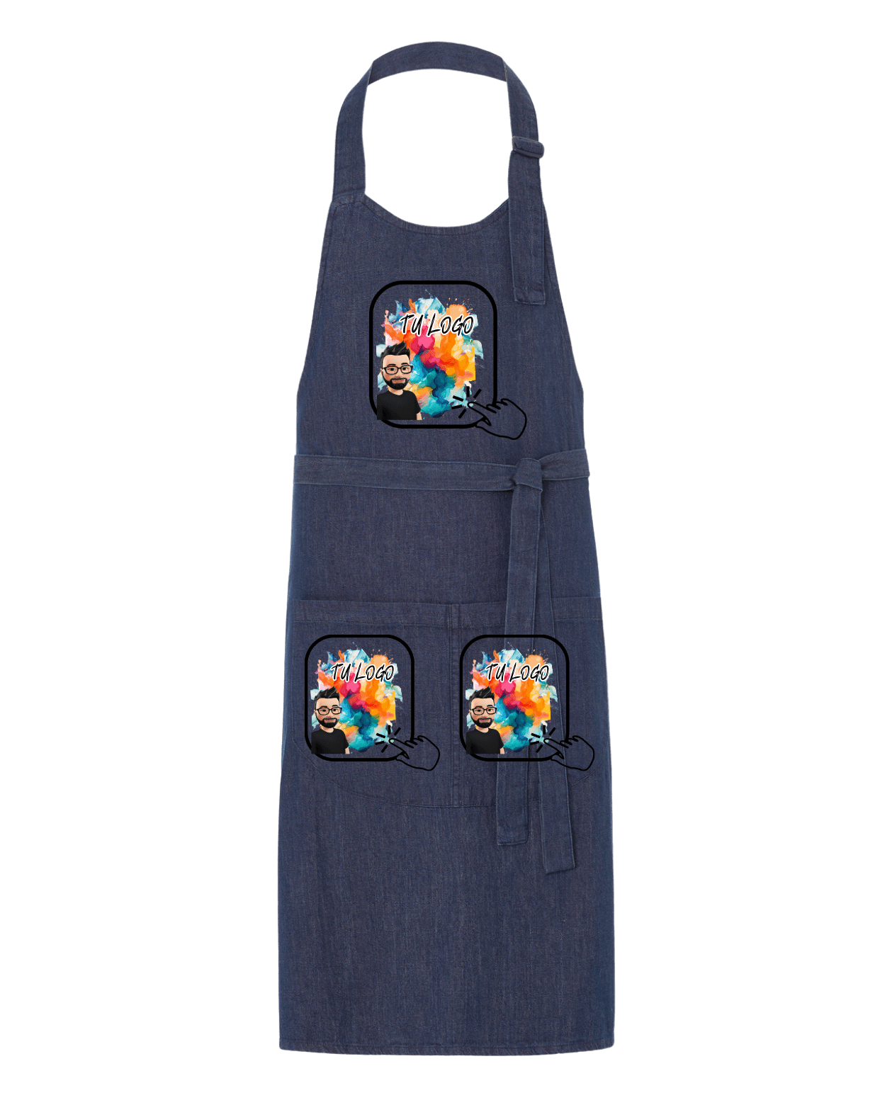 Delantal Completo Denim