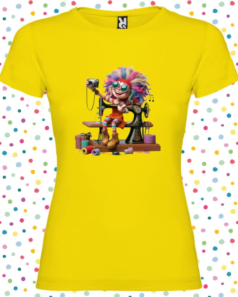 Camiseta costurera loca