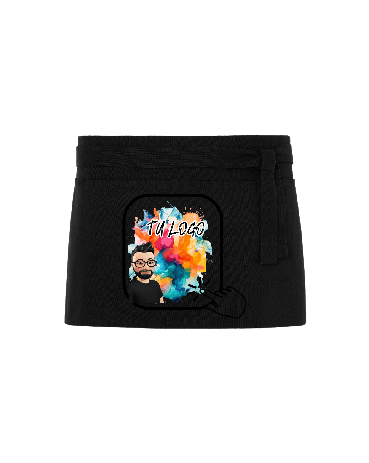 Delantal Mini Negro