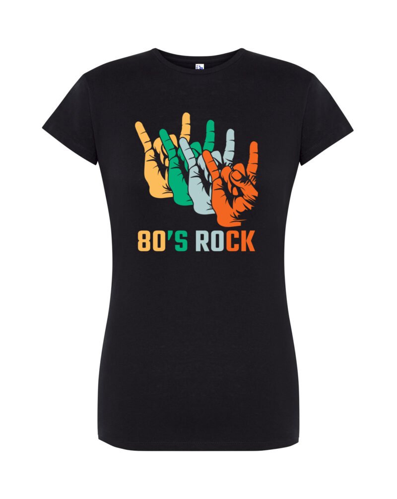 RETROROCK_Camiseta Mujer Manga Corta