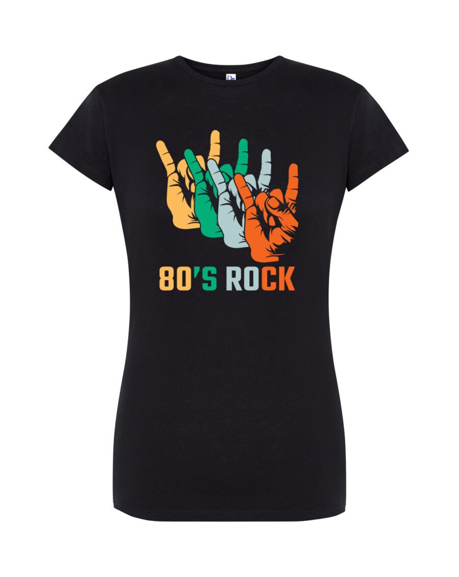 RETROROCK_Camiseta Mujer Manga Corta