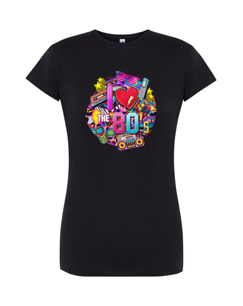 EIGHTIES_Camiseta Mujer Manga Corta