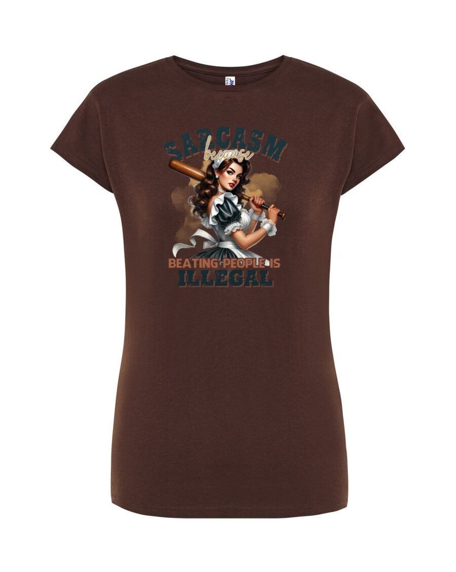 SARCASM_Camiseta Mujer Manga Corta