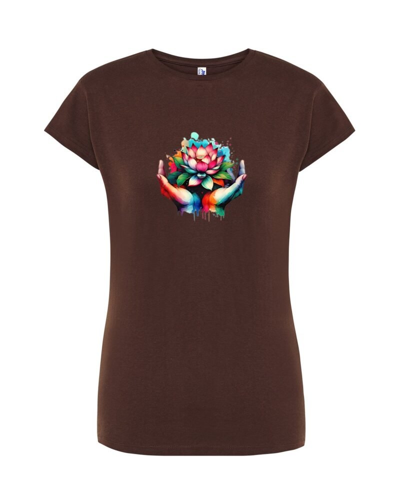 LOTUSSPIRIT_Camiseta Mujer Manga Corta