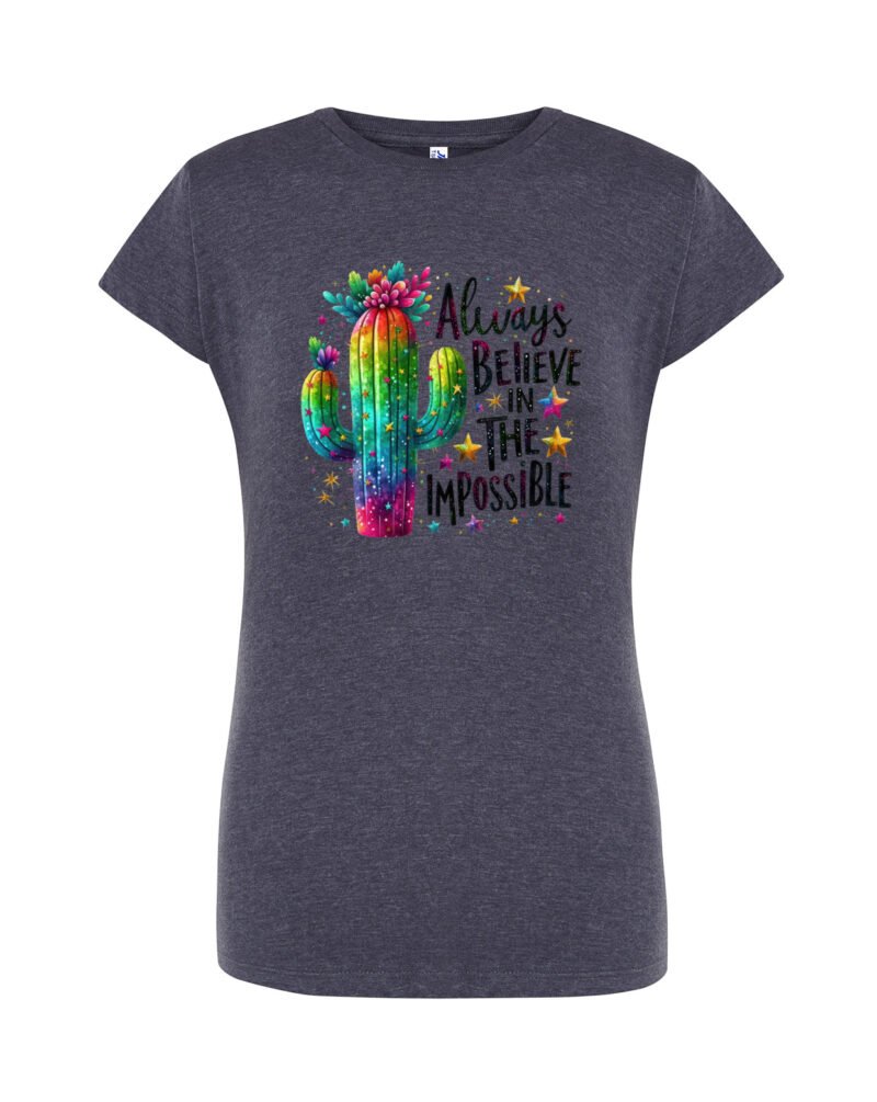 THORN_Camiseta Mujer Manga Corta Heather