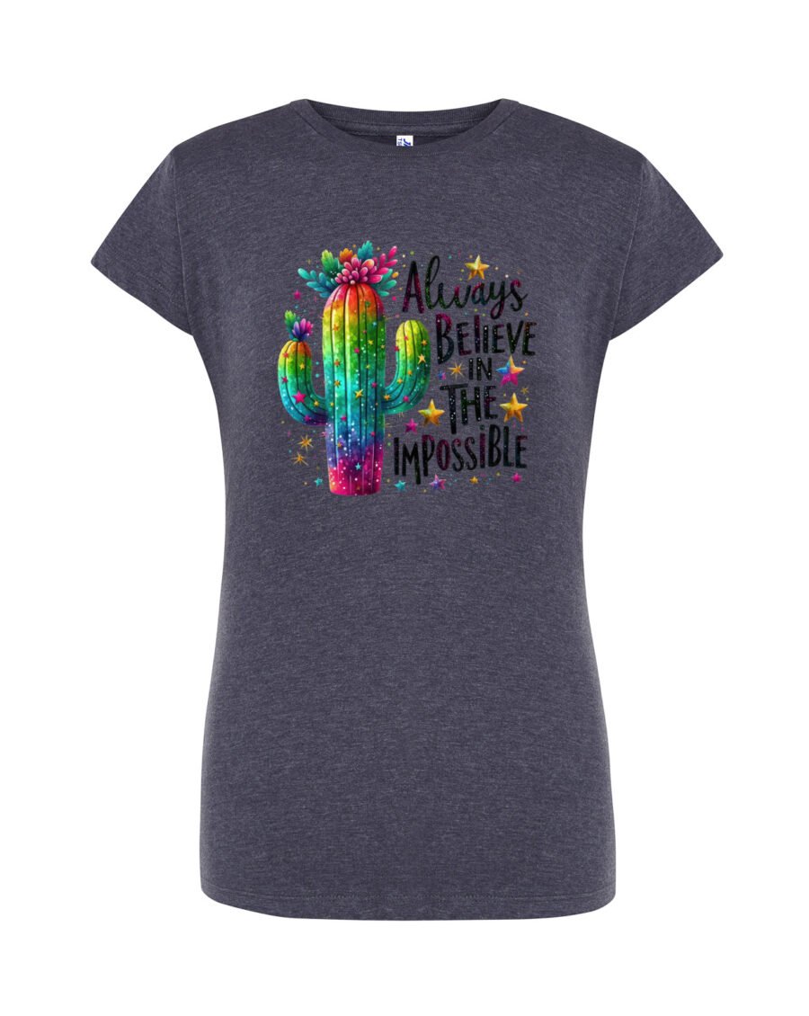 THORN_Camiseta Mujer Manga Corta Heather