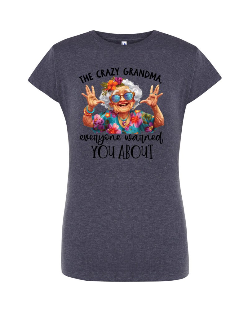 WARNED_Camiseta Mujer Manga Corta Heather