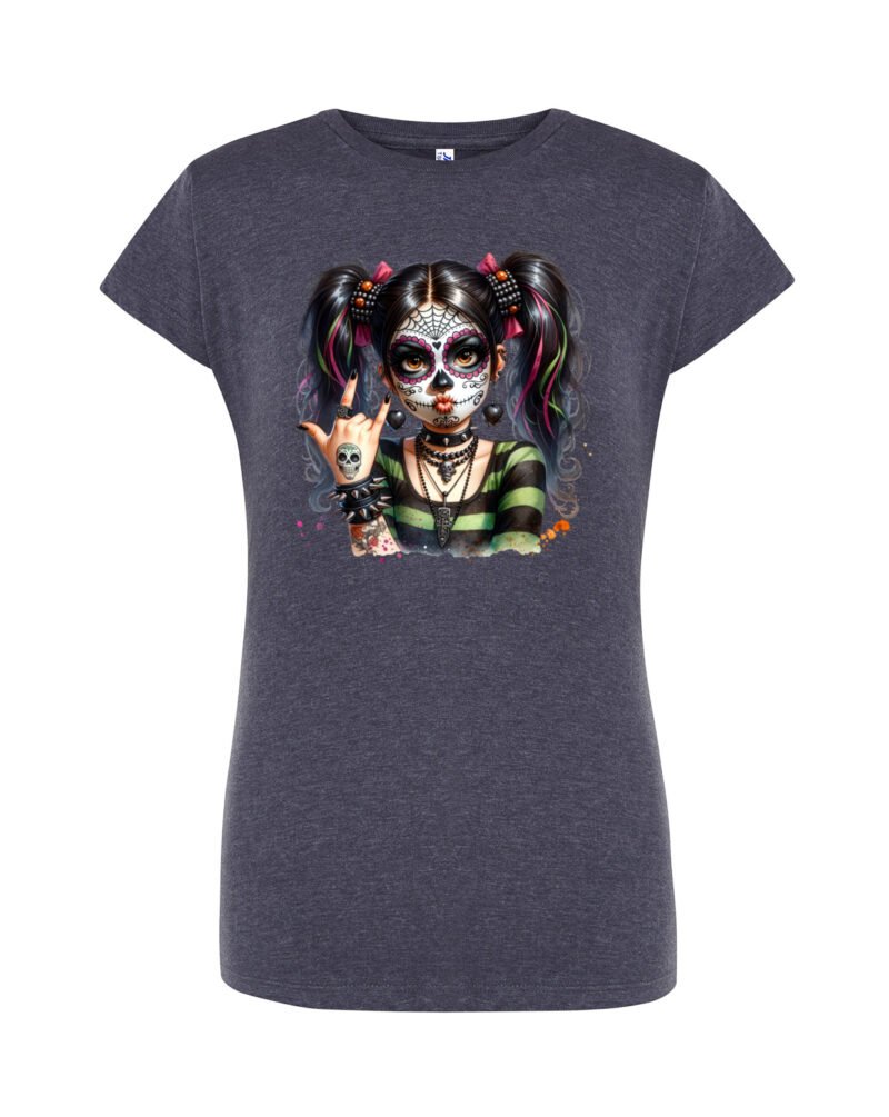 YEAH_Camiseta Mujer Manga Corta Heather
