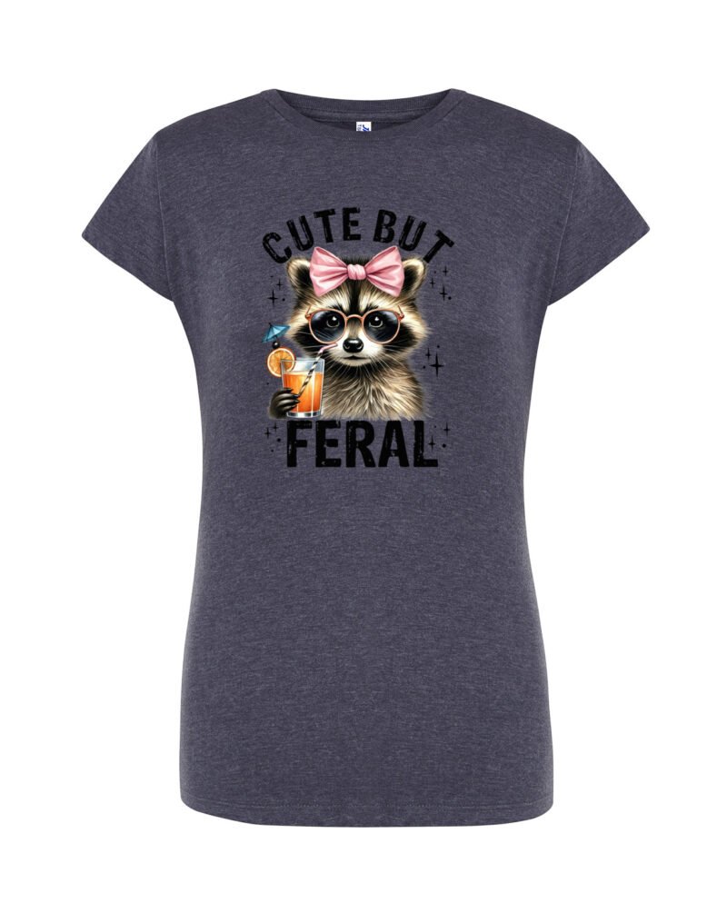 FERAL_Camiseta Mujer Manga Corta Heather