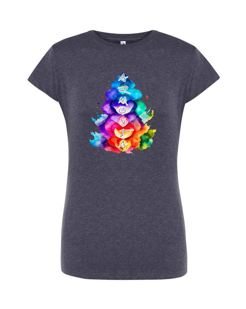 ARMONIA_Camiseta Mujer Manga Corta Heather