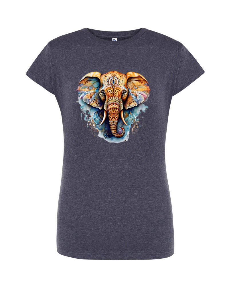 HAATI_Camiseta Mujer Manga Corta Heather