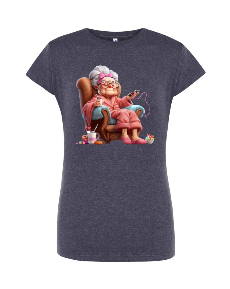 RELAX_Camiseta Mujer Manga Corta Heather