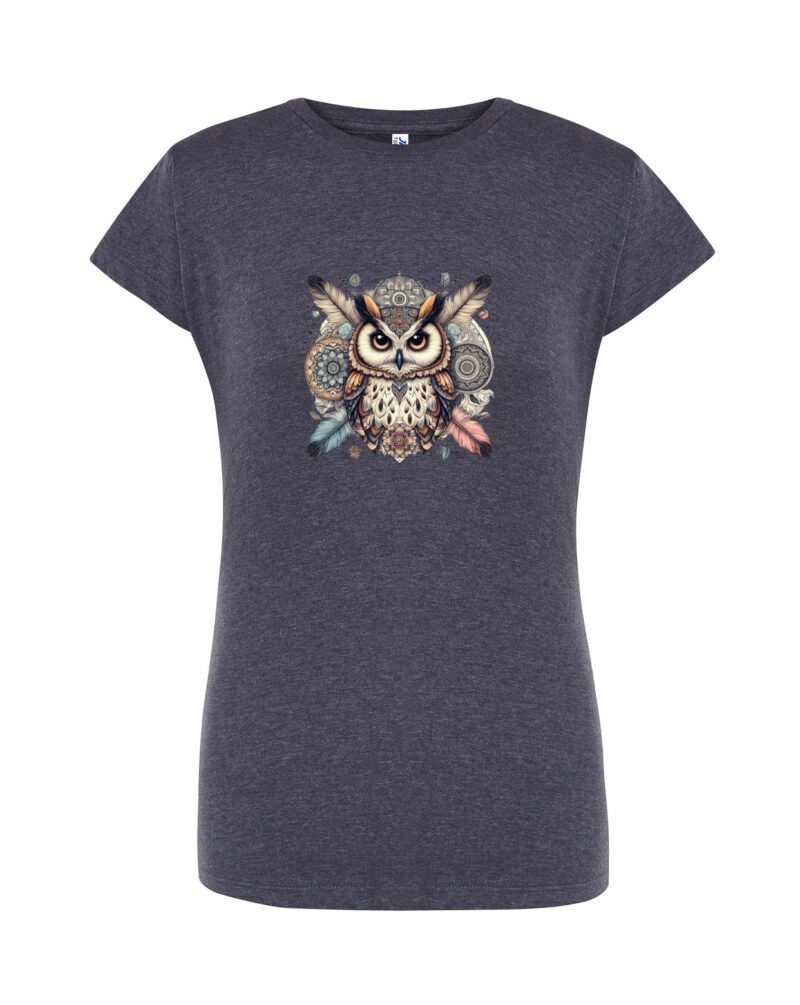 ESPACIO_Camiseta Mujer Manga Corta Heather