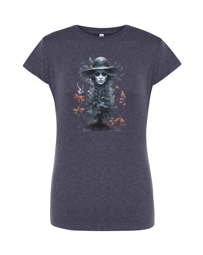 MONOCHROME_Camiseta Mujer Manga Corta Heather