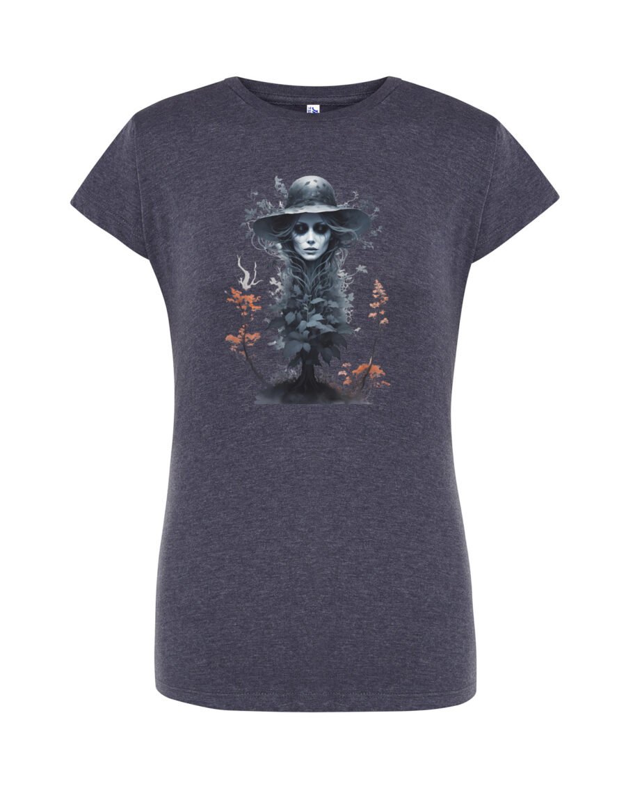 MONOCHROME_Camiseta Mujer Manga Corta Heather