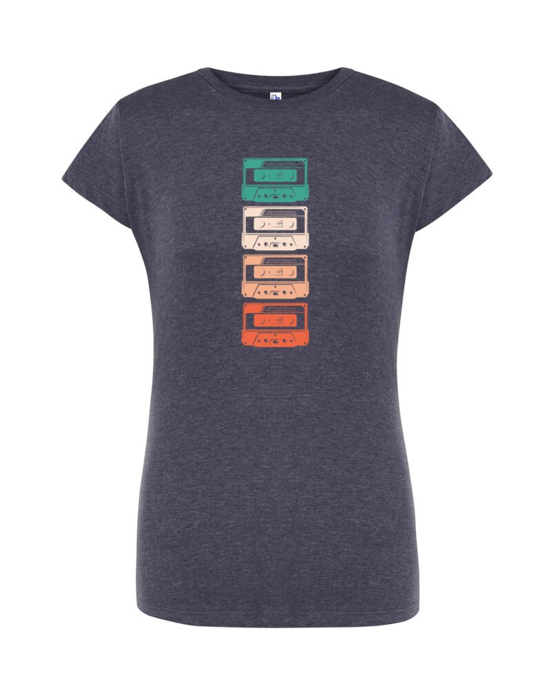 PLAYLIST_Camiseta Mujer Manga Corta Heather