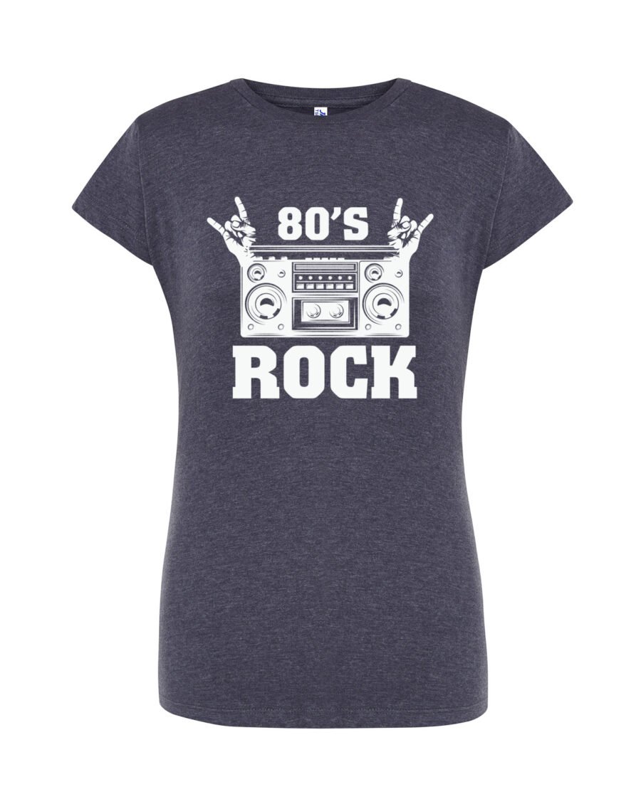 BOOMBOX_Camiseta Mujer Manga Corta Heather