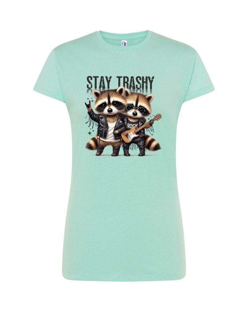 RACCONROCK_Camiseta Mujer Manga Corta