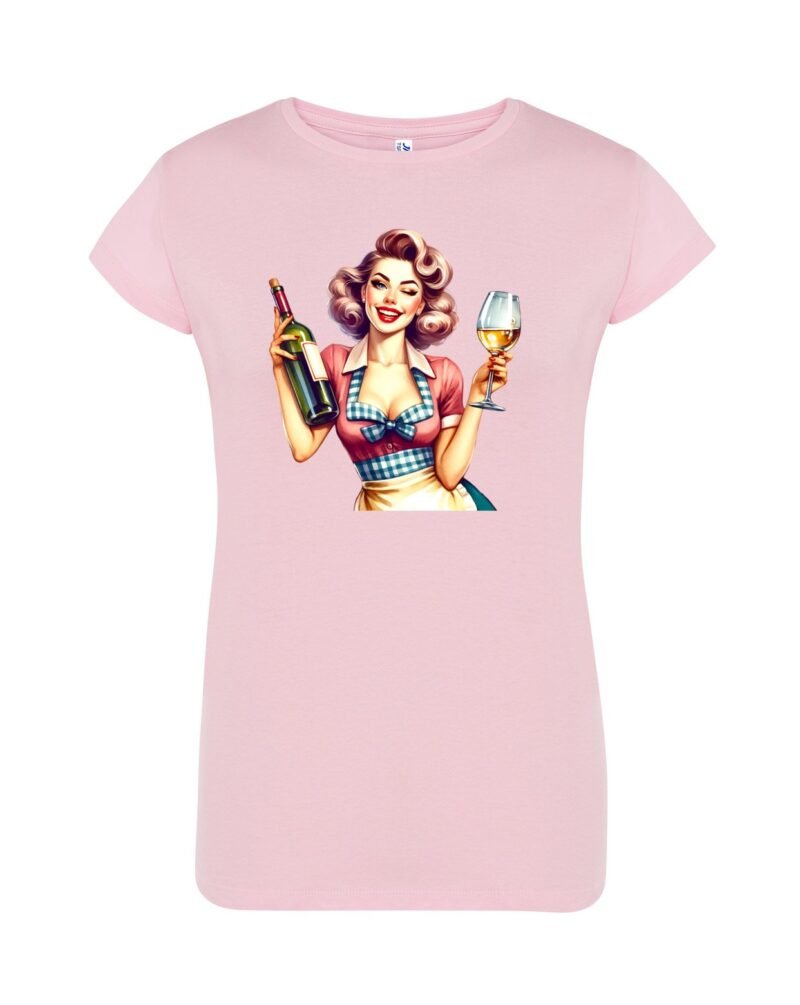 PINWINE_Camiseta Mujer Manga Corta