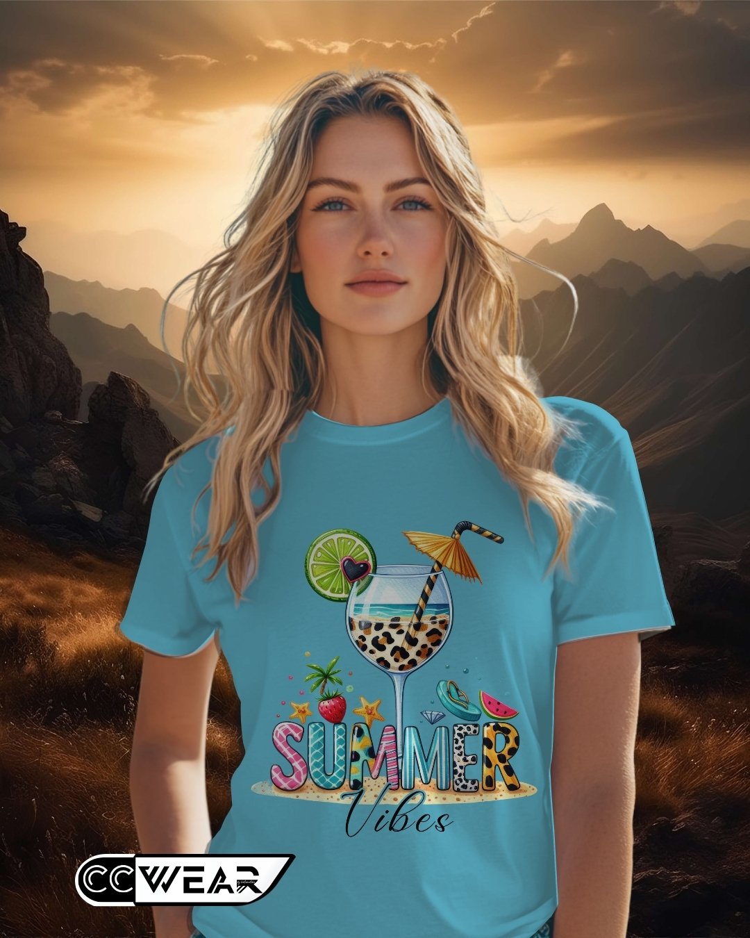 EXPLORA SIN LÍMITES: AVENTURA SOBRE RUEDAS 🌲 Lleva contigo el espíritu libre con esta camiseta exclusiva de CC WEAR, diseñada para los amantes de los viajes y la naturaleza. El estampado artístico de una camper van rodeada de montañas y bosques transmite la esencia de la aventura.