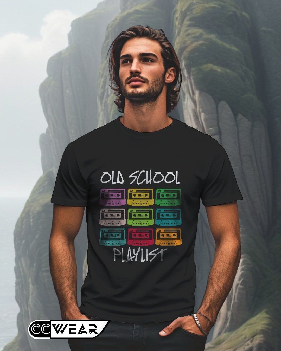 Camiseta verano playlist retro