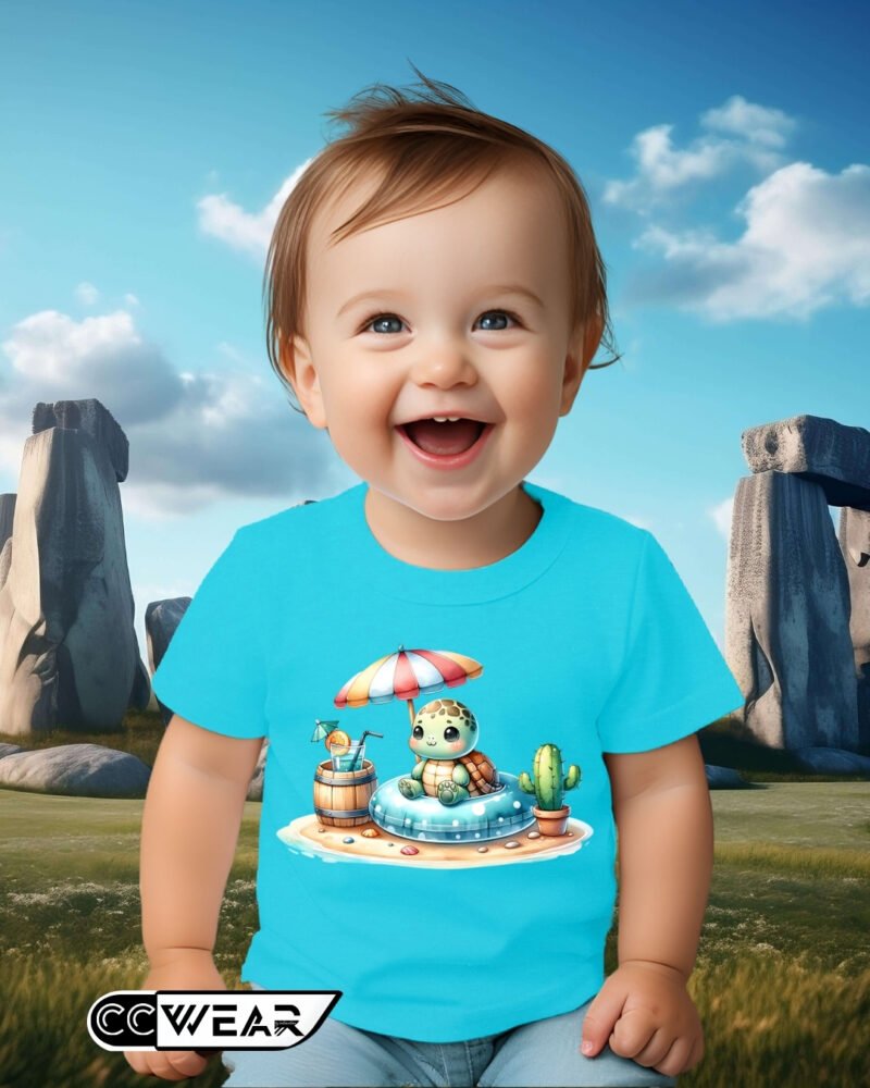 Camiseta Verano Tortuga Deseando el Verano
