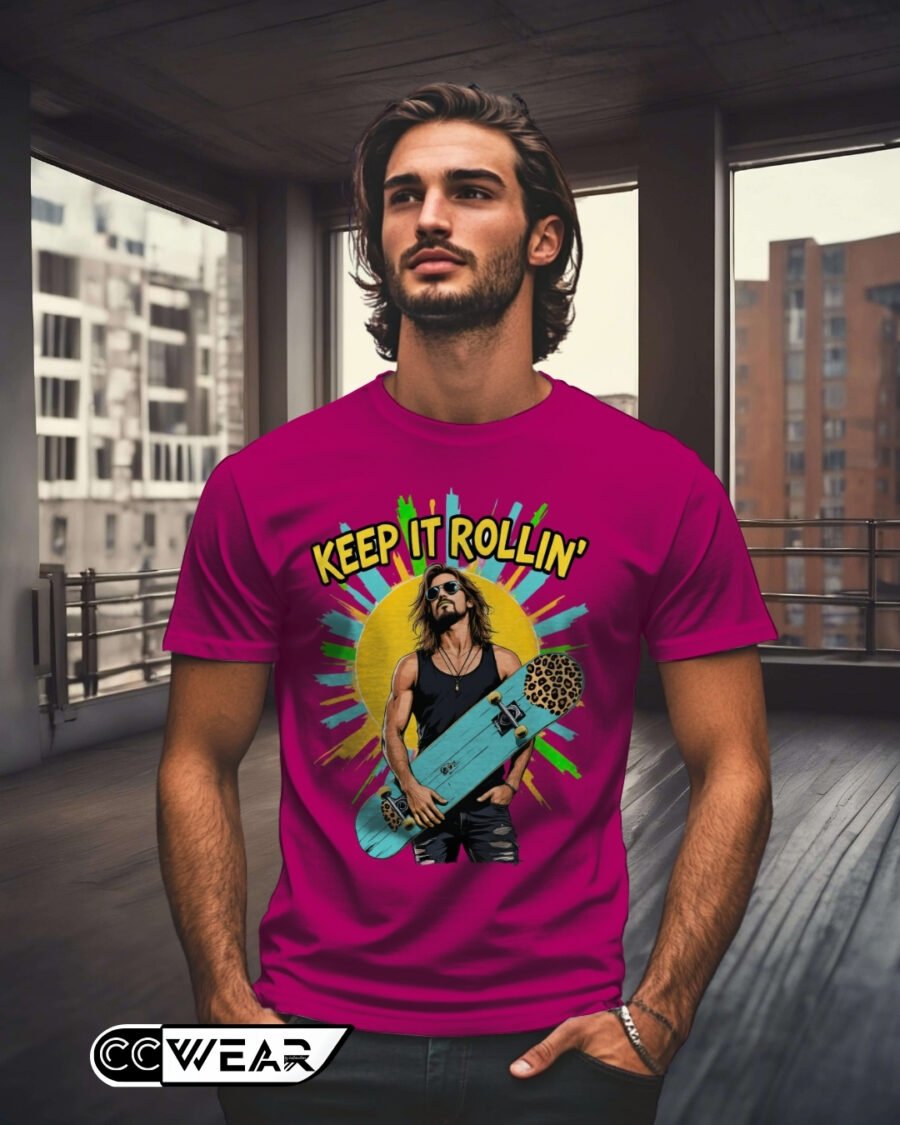 Camiseta diseño ccwear, street style vibrante, algodón, publicado instragram @cositascostura