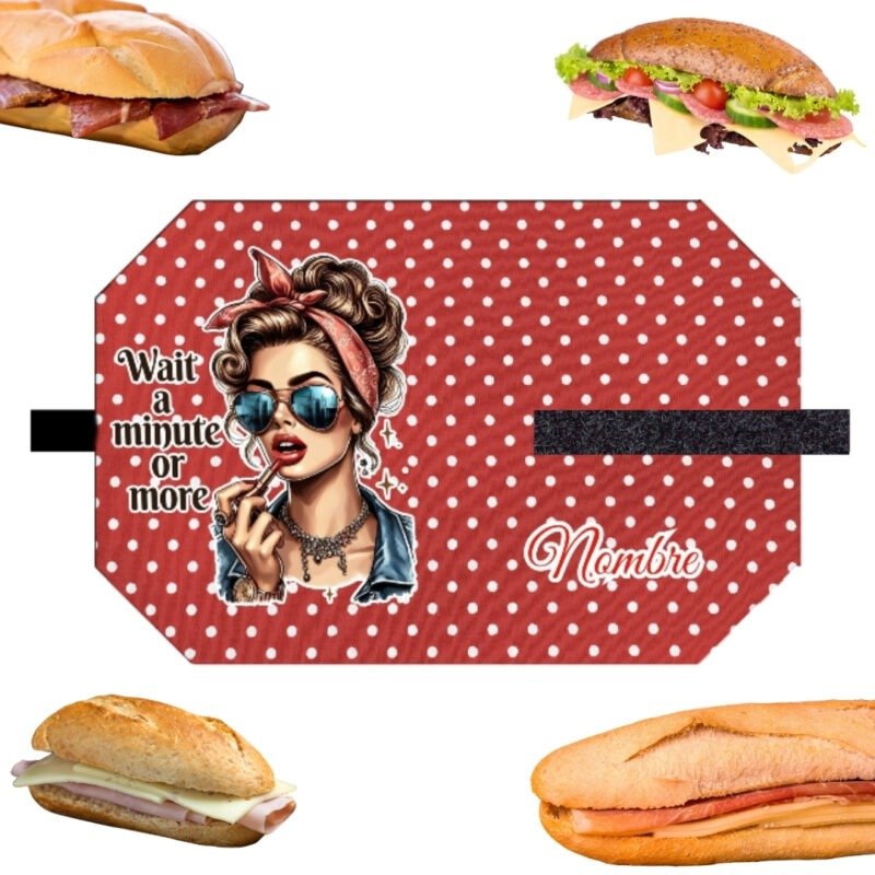 Portabocadillos Artesanal y Personalizable
