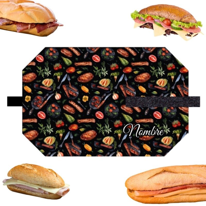 Portabocadillos Artesanal y Personalizable