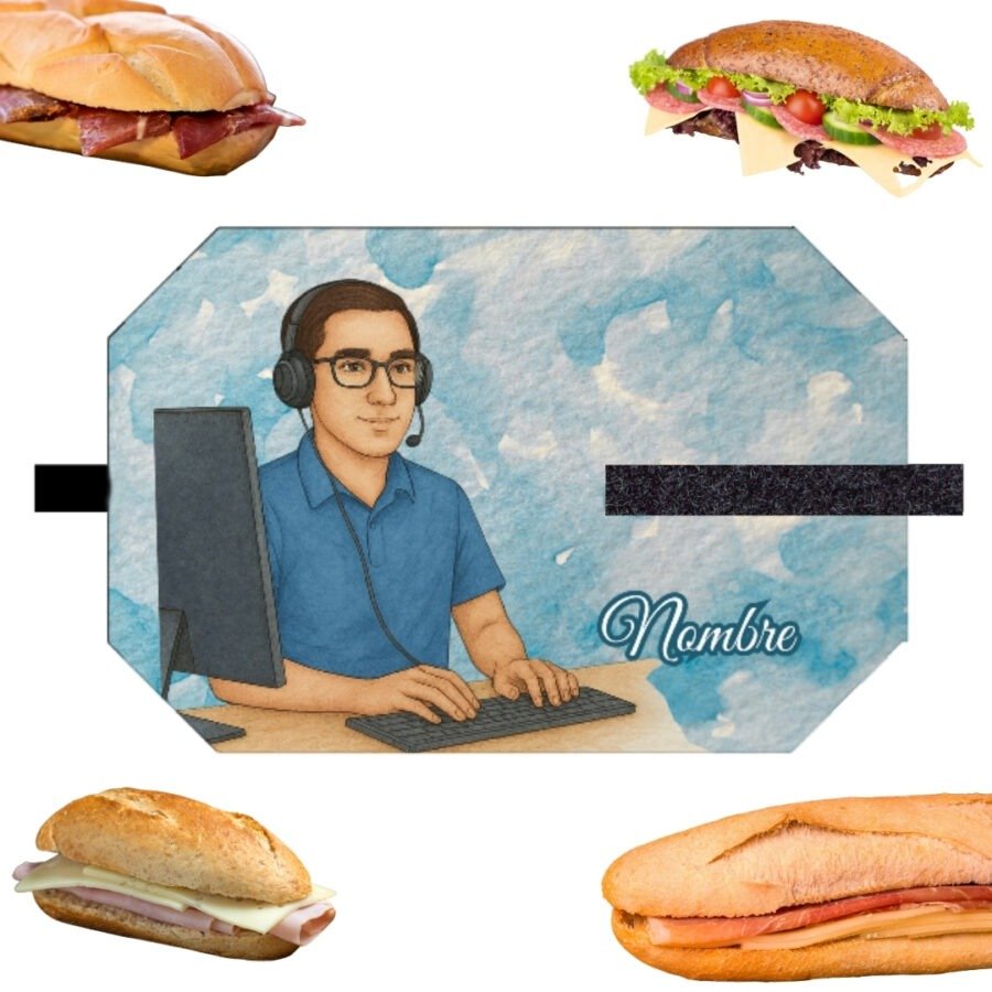 portabocadillos oficios