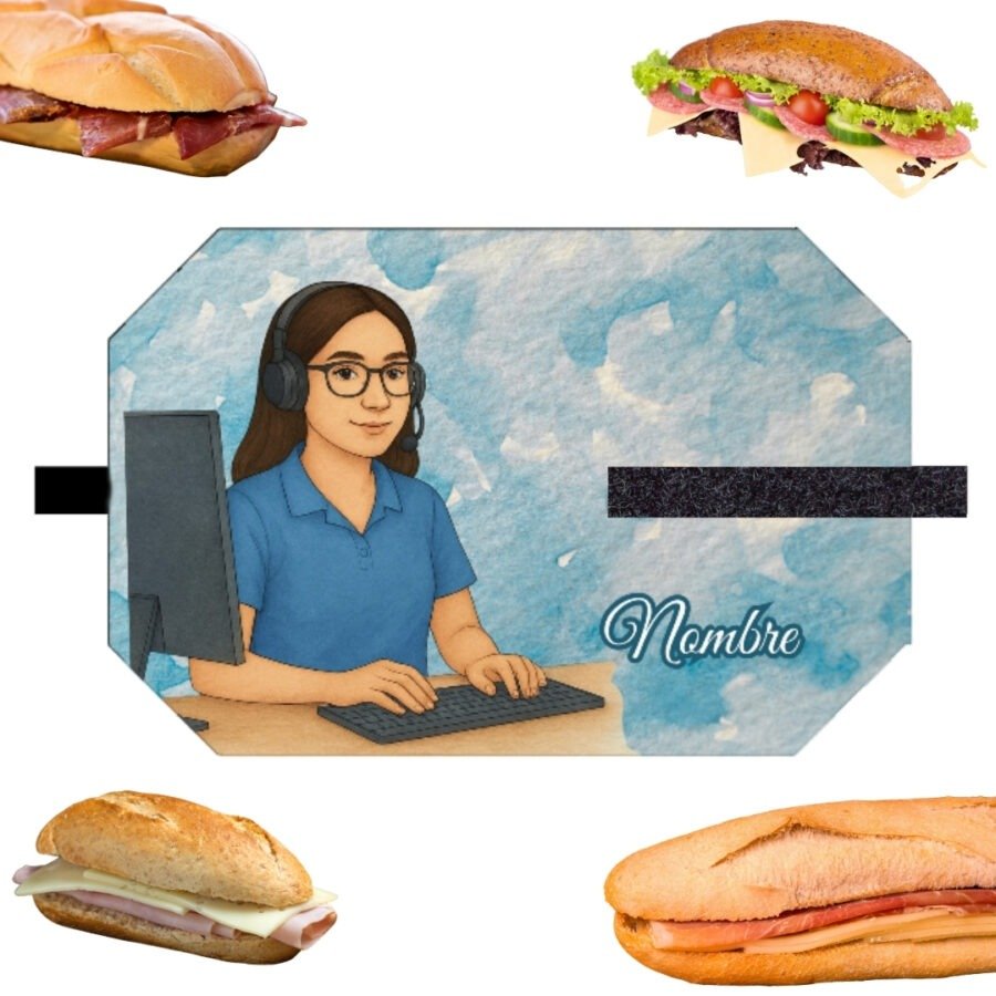 portabocadillos oficios