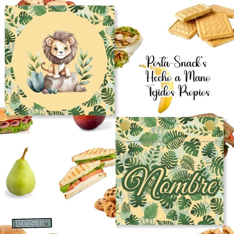 portabocadillos ccsew handmade uno a uno