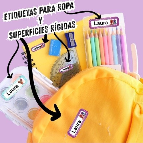 ETIQUETAS PARA ROPA Y PARA SUPERFICIES RIGIDAS