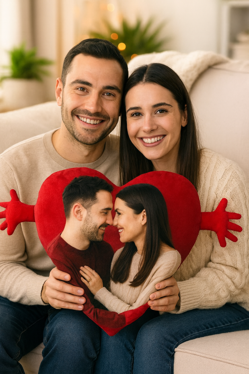 cojin corazon personalizado