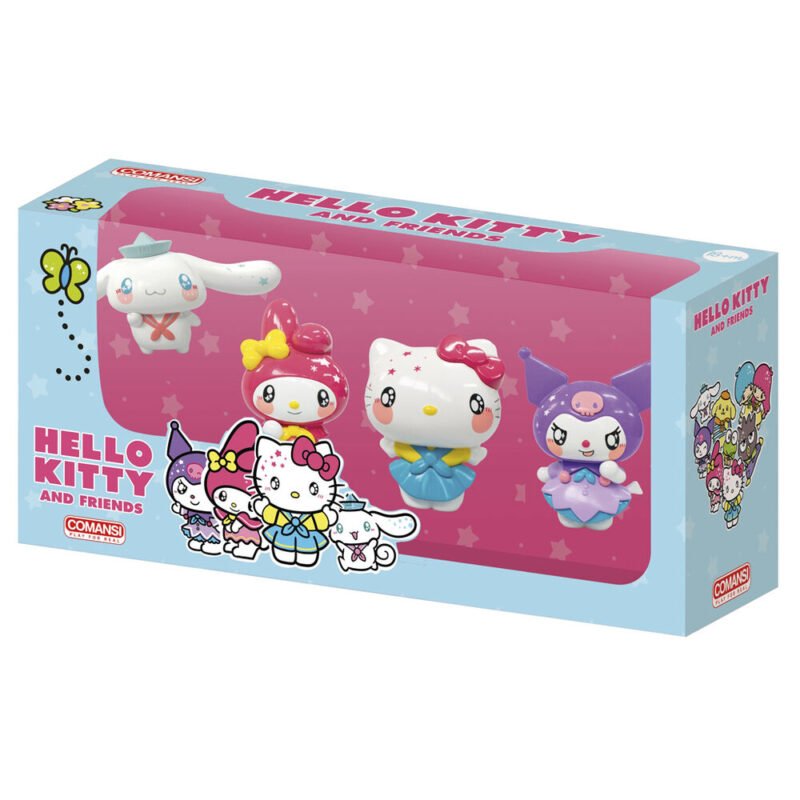 Blister 4 figuras Hello Kitty Friends