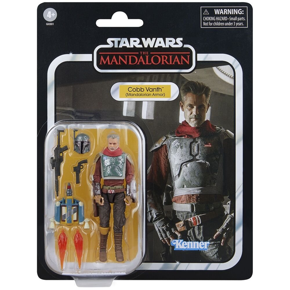 Figura Cobb Vanth Mandalorian Armor The Mandalorian Star Wars 9,5cm - Imagen 6