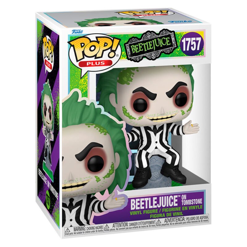 Figura POP Bitelchus Beetlejuice On Tombstone