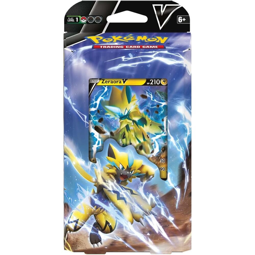 V Battle Deck juego cartas coleccionables Deoxys vs Zeraora Pokemon ingles - Imagen 2
