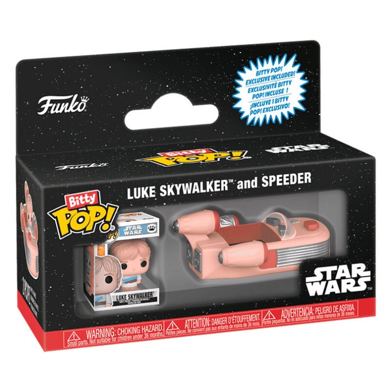 Figura Bitty Pop Ride Star Wars Luke Skywalker and Speeder