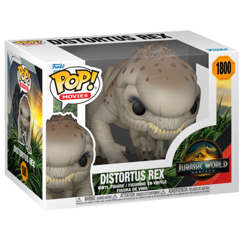 Figura POP Jurassic World El Renacer Distortus Rex