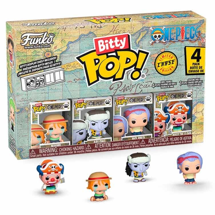 Blister 4 figuras Bitty POP One Piece Nami