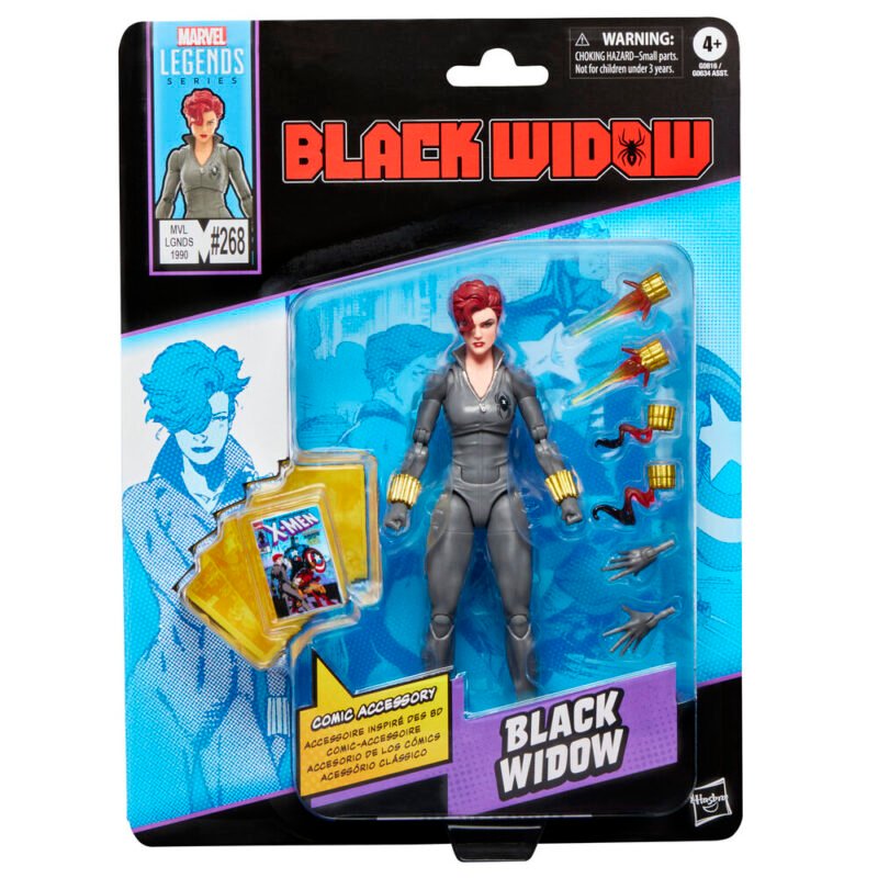 Figura Viuda Negra Black Widow Marvel Legends Series 15cm
