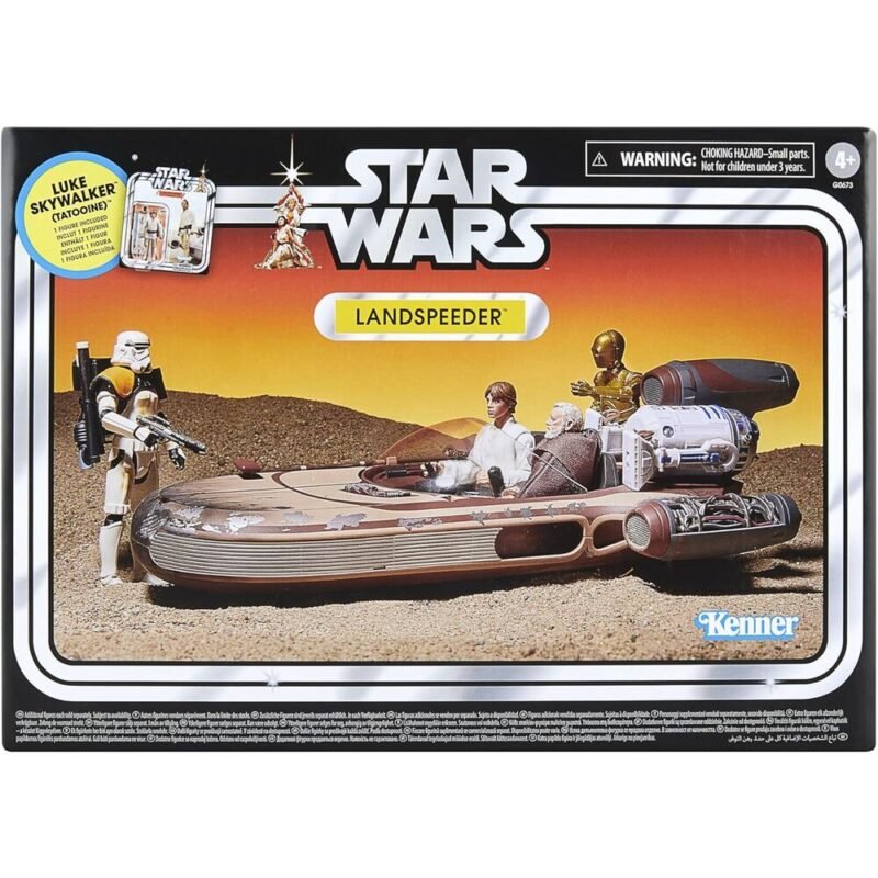 Figura Luke Skywalker + Landspeeder Star Wars