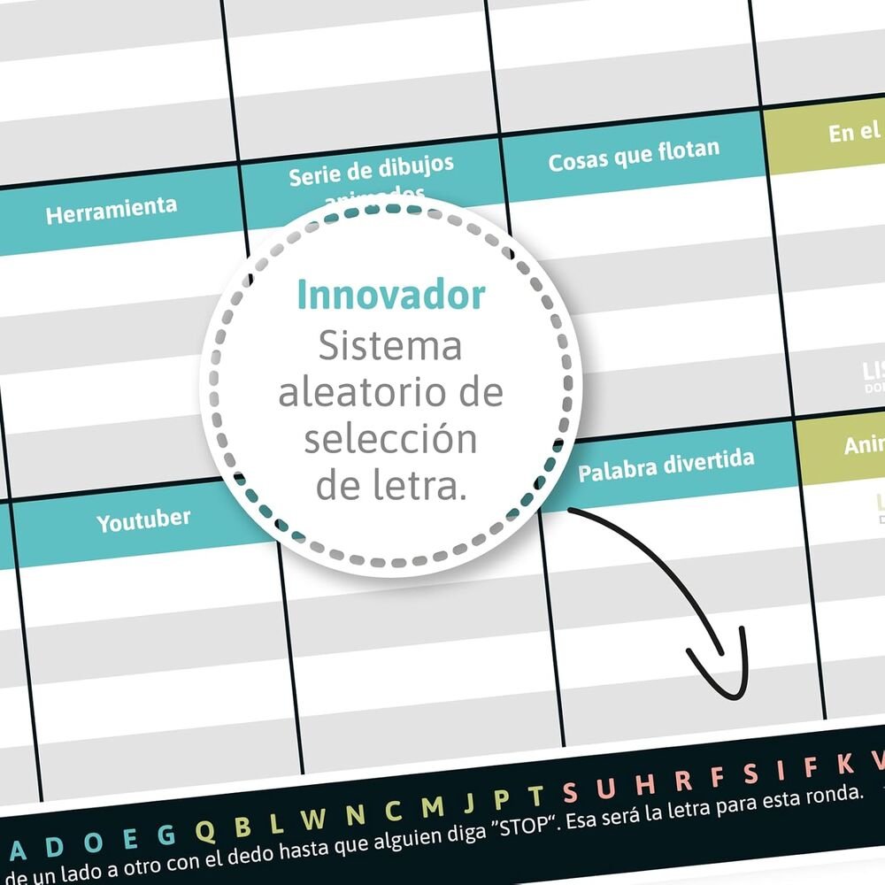 Juego mesa Listos Listas y Listakens Junior español - Imagen 4