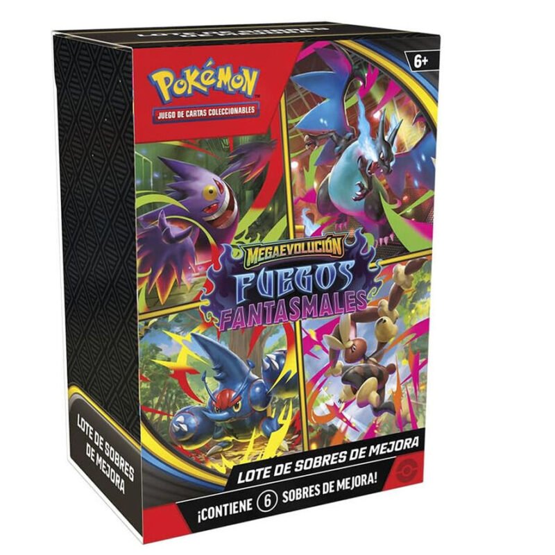 Juego Cartas Booster Bundle Fuegos Fantasmales Pokemon latino