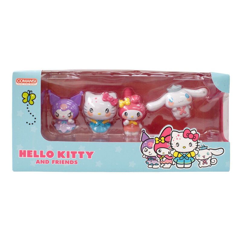 Blister 4 figuras Hello Kitty Friends