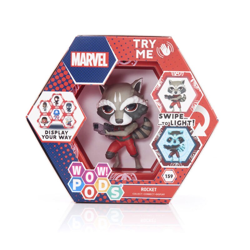 Figura led WOW! POD Rocket Raccoon Marvel - Imagen 2