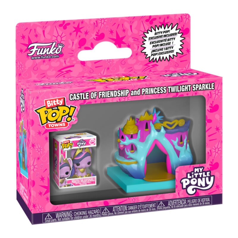 Figura Bitty POP Town My Little Pony Castle of Friendship and Princess Twilight Sparkle