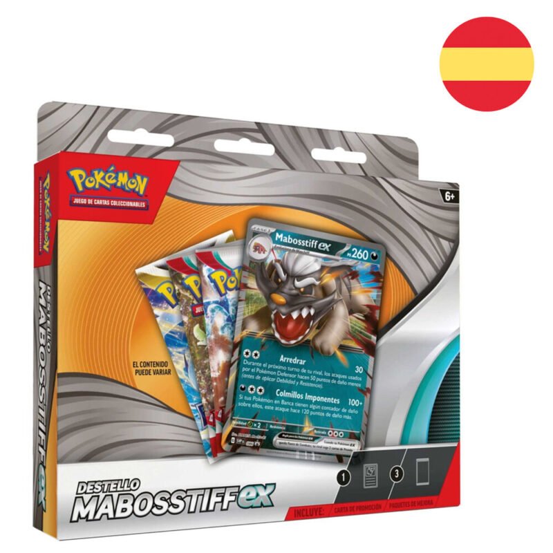 Juego cartas Mabosstiff ex Pokemon español