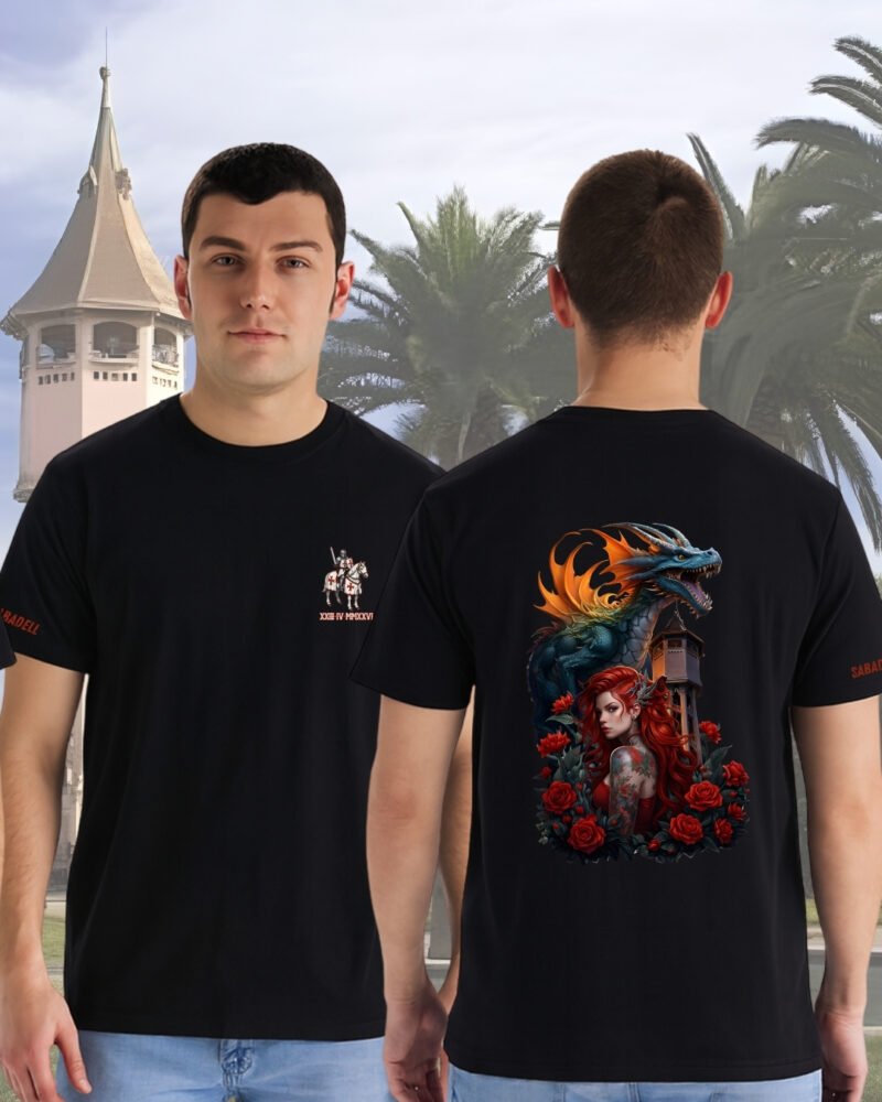 1ºMod. Camiseta Hombre Diada Sant Jordi Sabadell Torre del Aigua